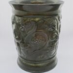 Just Andersen, Art Deco Disko metal vase, Denmark, circa 1935 (Ref S515) - Image 6