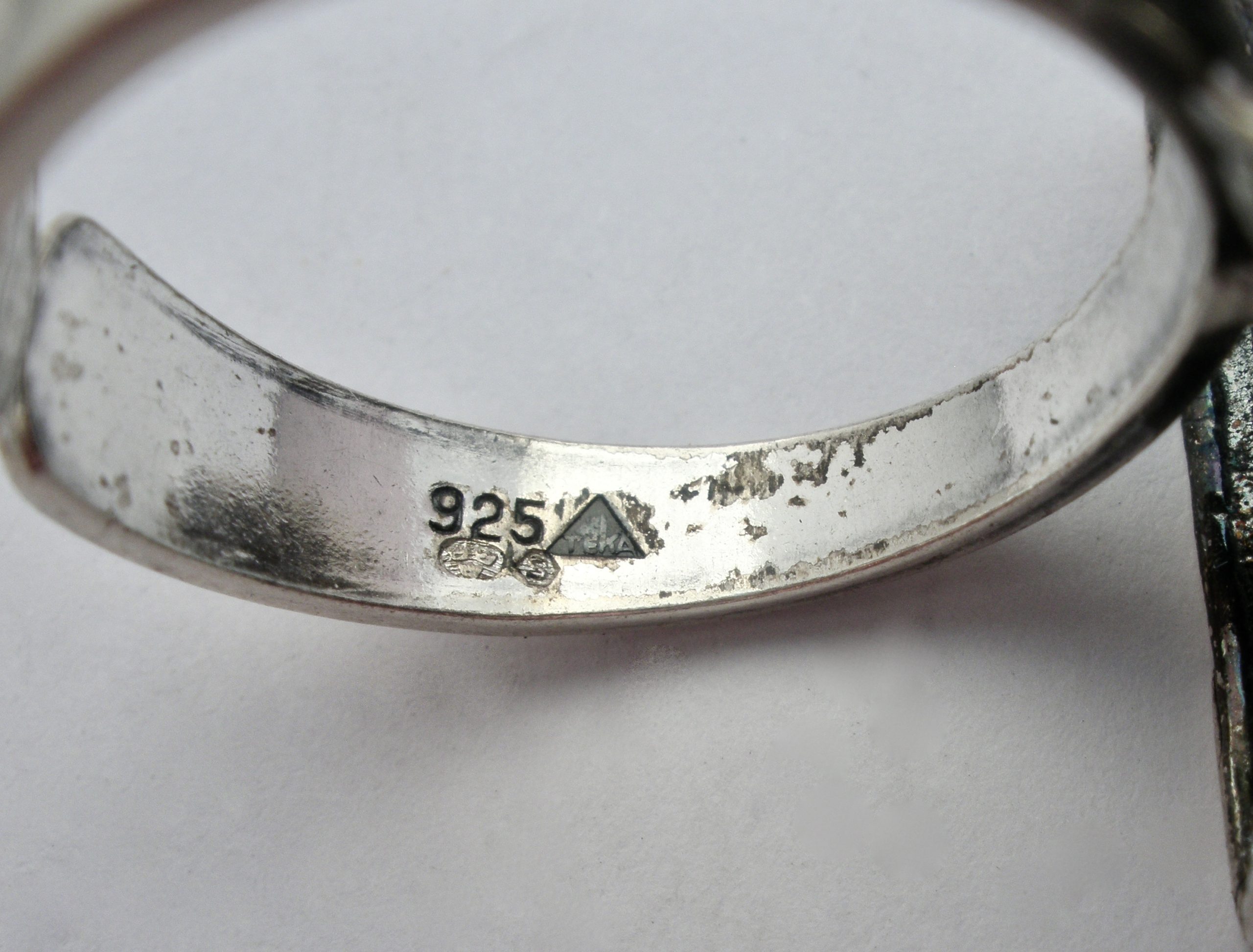 Teka, Theodor Klotz, silver cast ring, Germany, circa 1970 (Ref S499 ...