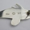 Arno Malinowski, for Georg Jensen, silver leaping dolphins brooch, #317, Denmark (Ref S524) SOLD - Image 2