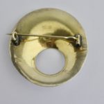 Oslo Sølvvareverksted A/S (Oslo Silver Works), silver gilt and enamel brooch, Norway, circa 1960 (Ref S526) SOLD - Image 2