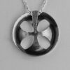 Merkkivalmistamo Tmi, 813 standard silver cruciform pendant, Finland, circa 1968 (Ref S372) - Image 2
