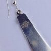 Volmer Bahner, pair of black enamel and silver drop earrings, Denmark, circa 1980 (Ref S537) SOLD - Image 3