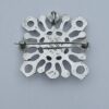 Unn Tangerud for Uni David-Andersen, thulite set silver pendant brooch, Norway, circa 1964 (Ref S536) SOLD - Image 3
