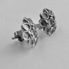 Jane Watling of Lacock (attributed), pair of silver ear studs, unmarked, 1990s (Ref S561) SOLD - Image 2