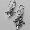 Jane Watling of Lacock, pair of silver drop earrings, London 1993 (Ref S562) SOLD - Image 2