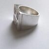 Jack Spencer, feature hallmark silver ring, Sheffield 1975 (Ref S568) SOLD - Image 5