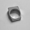 Arne Johansen, black onyx set silver ring, Denmark, 1975 London import mark (Ref 576) SOLD - Image 6