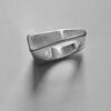 Arne Johansen, black onyx set silver ring, Denmark, 1975 London import mark (Ref 576) SOLD - Image 7