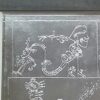 Pierre Caille (1911-1996), limited edition silver coloured foil embossed print, Belgium, 1970s, numbered 1/12 (Ref S573) SOLD - Image 2