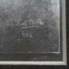 Pierre Caille (1911-1996), limited edition silver coloured foil embossed print, Belgium, 1970s, numbered 3/12 (Ref S572) SOLD - Image 2