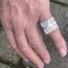 Jack Spencer, feature hallmark silver ring, Sheffield 1975 (Ref S568) SOLD - Image 7