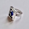 BAF (untraced), titanium and silver ring, Birmingham 1978 (Ref S578) SOLD - Image 3