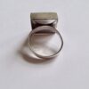 BAF (untraced), titanium and silver ring, Birmingham 1978 (Ref S578) SOLD - Image 4