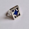 BAF (untraced), titanium and silver ring, Birmingham 1978 (Ref S578) SOLD
