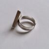 BAF (untraced), titanium and silver ring, Birmingham 1977 (Ref S577) SOLD - Image 5