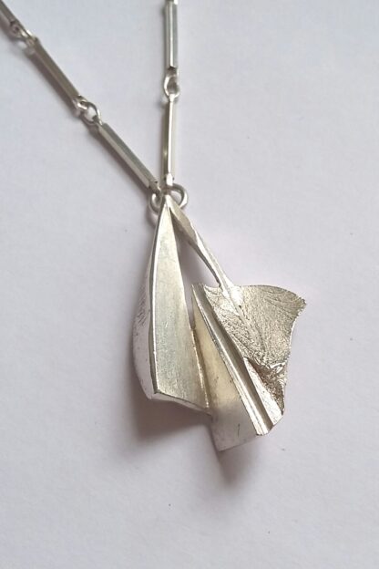 Matti Hyvarinen, silver pendant on chain, Finland, circa 1975 (Ref S591) SOLD - Image 2