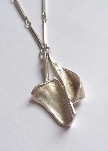 Matti Hyvarinen, silver pendant on chain, Finland, circa 1975 (Ref S591) SOLD - Image 4