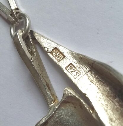 Matti Hyvarinen, silver pendant on chain, Finland, circa 1975 (Ref S591) SOLD - Image 5