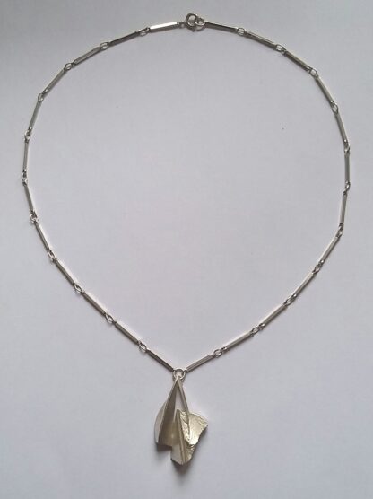 Matti Hyvarinen, silver pendant on chain, Finland, circa 1975 (Ref S591) SOLD - Image 6