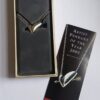 Isabell Kristensen for Georg Jensen, silver 'Amour' heart Artist Pendant of the Year on a chain, Denmark, 2003 (Ref S588) SOLD - Image 6