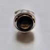 Erik Granit, smoky quartz set silver ring, Finland, 1973 (Ref S580) SOLD - Image 3