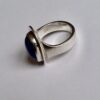 Robert Welch, blue agate set silver ring, London, 1993 (Ref S581) SOLD - Image 5
