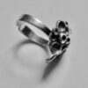 Teka, Theodor Klotz, silver cast ring, German, circa 1970 (Ref S609) SOLD - Image 6