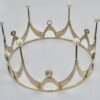 S. Albrechtsson  Guldsmedsaffär, S. Albrechtssons Goldsmiths Shop, minimalist silver gilt cultured pearl and rock crystal Bridal Crown (Brudkrona), Lund, Sweden, 1960 (Ref S613) - Image 2