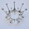 Theresia Hvorslev for Age Fausing, a rare modernist silver Bridal Crown, Denmark, circa 1972 (Ref S625) - Image 2