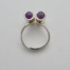 Elis Kauppi for Kupittaan Kulta, amethyst bead set silver ring, Finland, circa 1970 - Image 7