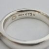 Regitze Overgaard for Georg Jensen, silver onyx set 'Sphere' ring, #473A, hallmarked for London 2010 (Ref S637) SOLD - Image 9