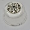 Martkstrom Guldsmeds Ab Kg, silver and parcel gilt onyx set 'Snowflake' box, Uppsala, Sweden, 1952 (Ref S632) - Image 8
