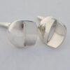 Maria Berntsen, for Georg Jensen, pair of silver cufflinks, #216, Denmark, circa 2000 (Ref S641) SOLD
