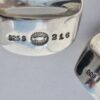 Maria Berntsen, for Georg Jensen, pair of silver cufflinks, #216, Denmark, circa 2000 (Ref S641) SOLD - Image 8