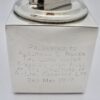 Keith Tyssen, silver cube table lighter, Sheffield 1973 (Ref S643) SOLD - Image 4
