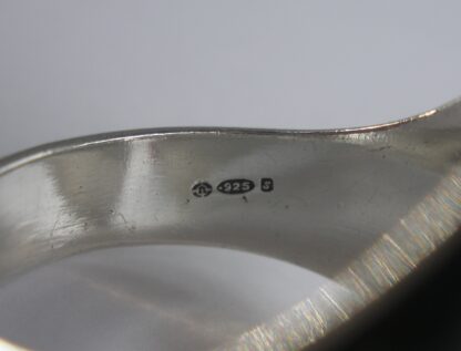 Bent Gabrielsen for Hans Hansen, silver ring, Denmark, 1973 London import mark (Ref S647) SOLD - Image 8