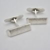Randers Sølvvarefabrik, pair of silver cufflinks, Denmark, circa 1980 (S737)