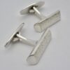 Randers Sølvvarefabrik, pair of silver cufflinks, Denmark, circa 1980 (S737) - Image 3