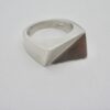 Arne Johansen, silver ring, Denmark, 1977 London import mark (Ref S751) SOLD
