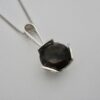 Kultaseppa Salovaara, smoky quartz set silver pendant on a chain, Finland, circa 1970 (Ref S742) SOLD
