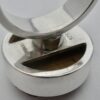 Arne Johansen (attributed), tiger eye set silver ring, Denmark, 1972 London import mark (Ref S753HH) - Image 9