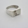 Niels Erik From, silver signet ring, Denmark, 1984 London import mark (Ref S747) SOLD