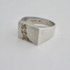 Niels Erik From, silver signet ring, Denmark, 1984 London import mark (Ref S747) SOLD - Image 3