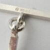 Niels Erik From, tiger eye set silver bracelet, Denmark, 1982 London import mark (Ref S743) SOLD - Image 6