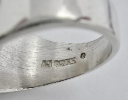 Arne Johansen, silver ring, Denmark, 1982 London import mark (Ref S752) SOLD - Image 7