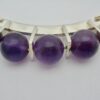 Kultaseppa Salovaara, amethyst bead set silver bangle, Finland, date code 1974 with 1975 London import marks (Ref S762HH) SOLD - Image 7