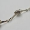 Niels Erik From, tiger eye set silver bracelet, Denmark, 1977 London import mark (Ref S758) SOLD - Image 3