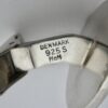 Hans Hansen, pair of oxidised decorated large silver cufflinks, Denmark, 1973 London import marks (Ref S786) - Image 6