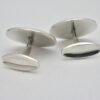 Niels Erik From, pair of silver cufflinks, Denmark, 1988 London import marks (Ref S789HH) - Image 4