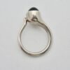 Hans Hansen, black onyx set silver ring, Denmark, circa 1980 (Ref S784)SOLD - Image 4